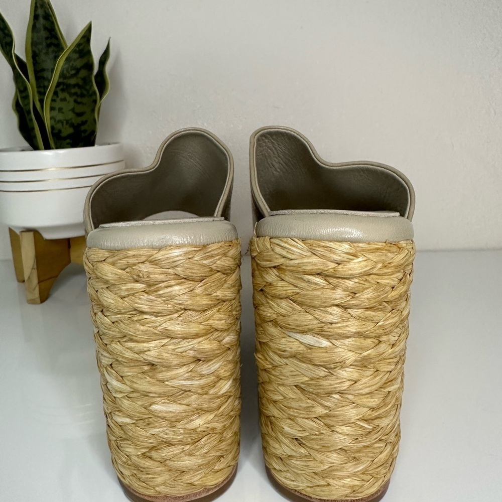 Paloma Barcelo Tan Woven Wedges - Picture 4 of 14
